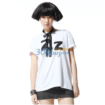 唐狮果壳系列女式短袖休闲911211022001原价129 浅灰色 XL