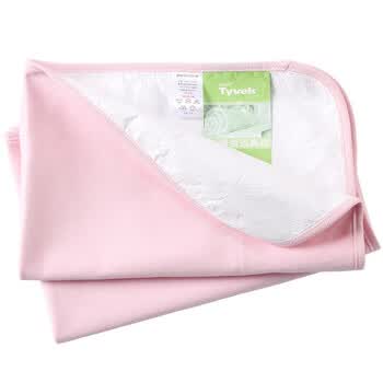 Ponie Conie SUPIMA棉杜邦防螨防水婴儿尿垫2条装不同色 90371 天蓝+粉红 40*60cm