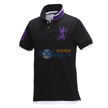 Giordano佐丹奴 Polo 男弹力狮王运动修身Polo 01010180 黑色 S
