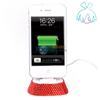 萝莉（LOLI）iphone4水钻底座　红色