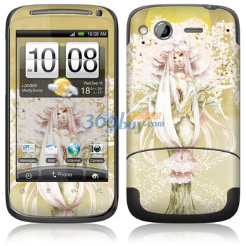 ideaSkin HTC Desire S / G12 / S510e / G7S / 渴望S 樱花“日” 外壳保护套皮贴膜 DBBC061888