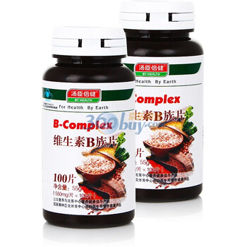 汤臣倍健维生素B族片 550mg*100片*2瓶