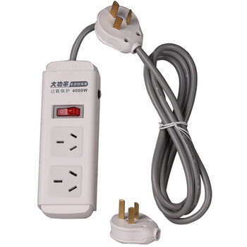 航嘉 PSC201G 4000W大功率 过载保护10A+16A插孔 （2米））