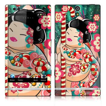 IdeaSkin 索尼 LT26i/Xperia S/Xperia Arc HD 皮肤 胖美人 手机外壳保护套皮贴膜 BDGA940625