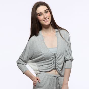37love 2012春夏新款 女士优雅高贵家居服 B2163047 虾红 F(160/84A)