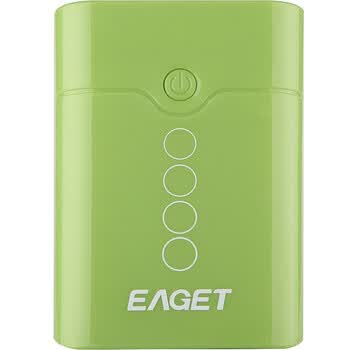忆捷（EAGET）捷能P6600 6600MA 移动电源 （绿色）