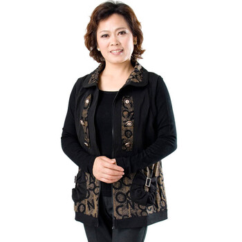 芯羊 秋冬<em>新款中老年</em>背心<em>马甲</em>妈妈装<em>女装</em>上衣