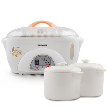 天际（TONZE）DDZ-16A(网) 微电脑电炖盅 1锅三胆 300W 隔水炖煮营养更美味（白色）