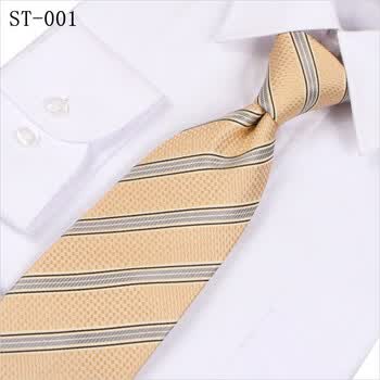 JASONVOGUE 100%真丝领带8.5CM 条纹桑蚕丝领带 礼盒装 SL-001