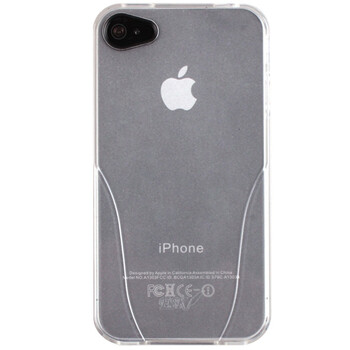 ESK 502 iphone4/4s TPU炫彩硅胶套 透明