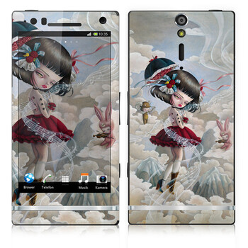 IdeaSkin 索尼 LT26i/Xperia S/Xperia Arc HD 皮肤 云中弹奏 外壳保护套皮贴膜 BDGC682074