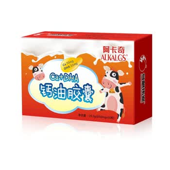 阿卡奇 DHA型钙油 30粒