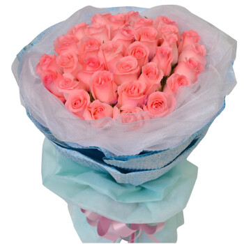 鲜花速递 11枝玫瑰花巧克力礼盒 红粉白紫玫瑰