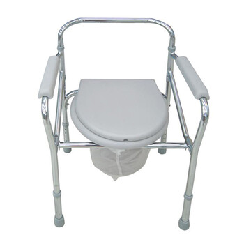 鱼跃座厕椅H022B 高度调节老人坐便椅孕妇坐
