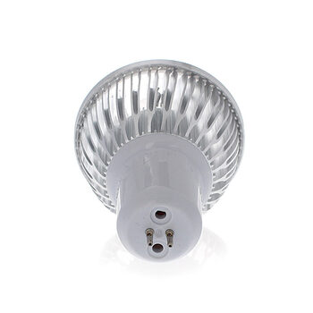 
                                        珍靓 LED光源GU5.3灯杯精工车铝外壳3W插口220V大功率高压MR16射灯 正白                