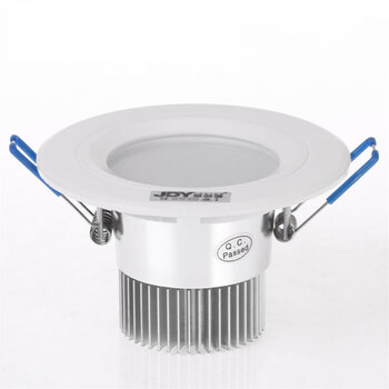 D灯 低压12V24V彩色LED筒灯 白光 低压12-24V 喷白压铸 6寸12W开孔175MM