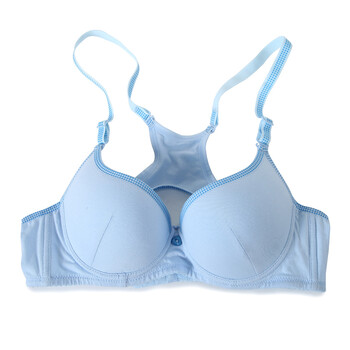 可娃衣纯棉软钢圈工字背少女<em>运动文胸 聚拢</em>全