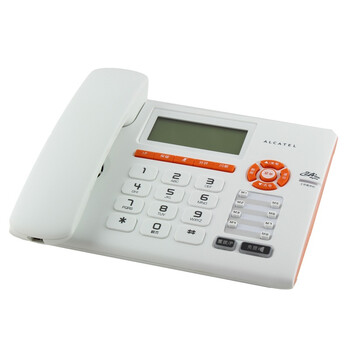 阿尔卡特（ALCATEL）T507 数字无绳电话机/子母机 白橙色