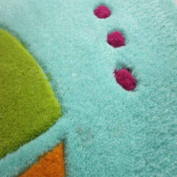 
                                        雪之恋 腈纶地垫 圆形70CM直径 电脑椅地垫 飘窗垫脚垫门垫 玄关走廊地垫                