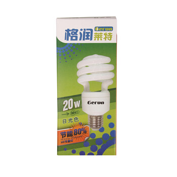
                                        格润莱特 全螺旋33W节能灯泡E27螺口灯头暖光黄光 三基色柔和省电节能灯家庭办公常用 单只装                