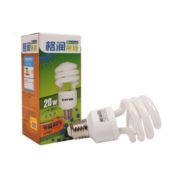 
                                        格润莱特 全螺旋33W节能灯泡E27螺口灯头暖光黄光 三基色柔和省电节能灯家庭办公常用 单只装                
