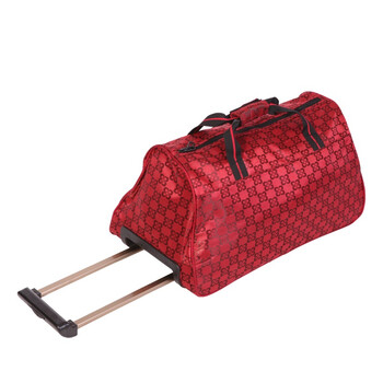 达派dapai 超轻印花布拉杆旅行袋846红色【价