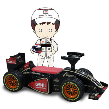 快乐年华 路特斯F1赛车滑行车 玩具车儿童可坐