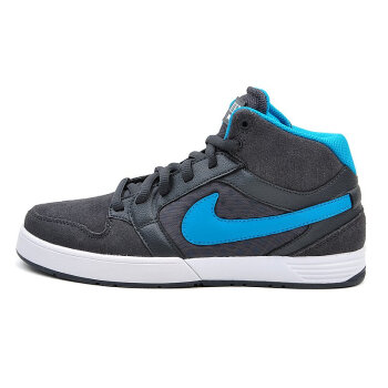 nike耐克 男 487948-042 出众灵活性完美保护性牛皮鞋缓震统中帮滑板