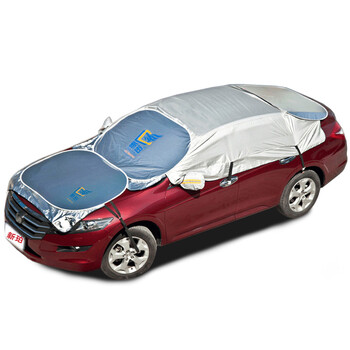 新珀 汽车防晒罩 前挡便捷半罩车衣 汽车遮阳伞太阳伞 汽车清凉罩 半罩XXL+单片【图片 价格 品牌 报价】-京东商城