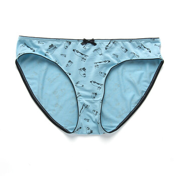 棉花共和国可爱卡通印花女生<em>短裤头</em>莫代尔纤维