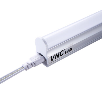 VNC led日光管T5一体化LED灯管 节能省电灯管带支架照明灯具 T5支架 0.9米(12W正白光)经济型