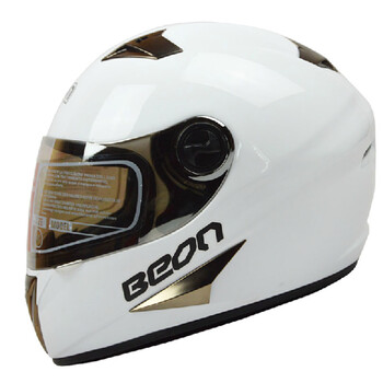 BEON全盔 摩托车头盔冬盔全盔减速防眩 电动