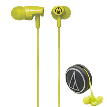 铁三角（Audio Technica） ATH-CLR100 LG 入耳式耳机 橧绿色
