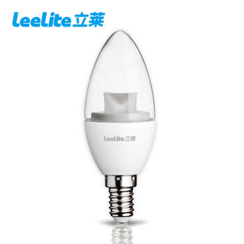 【买3免1】立莱 led蜡烛灯泡 e14LED 烛泡（3000万个灯泡出口量） 1只装 4w暖黄光