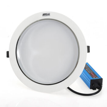 D灯 低压12V24V彩色LED筒灯 白光 低压12-24V 喷白压铸 6寸12W开孔175MM