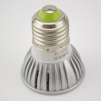 
                                                                                倍靓LED螺口3W射灯灯杯E27射灯泡直径50mm通用110V/220V电压筒灯可用足功率3601A 正白                