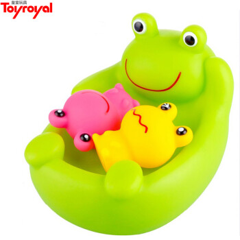 皇室Toyroyal 宝宝婴儿洗澡玩具 浴缸鸭子戏水