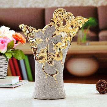 瓷花瓶欧式现代时尚创意家居酒柜电视柜摆件客