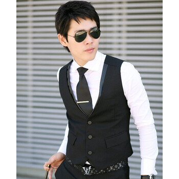 潮男2013秋款韩版背心男<em>小马甲男士</em>时尚<em>休闲</em>