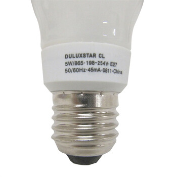 欧司朗（OSRAM）经典型节能灯CL A 5W E27 日光色