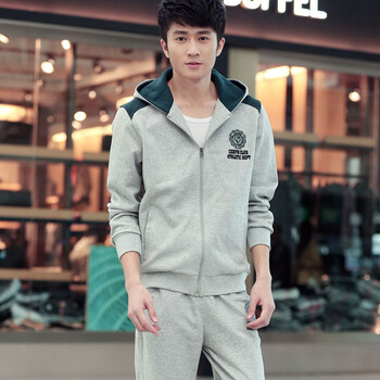 2014春季新款男士卫衣<em>连帽开衫</em>户外<em>运动</em>休闲