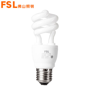 佛山照明 fsl 节能灯管 灯具 T3半螺旋型  8瓦  1支装