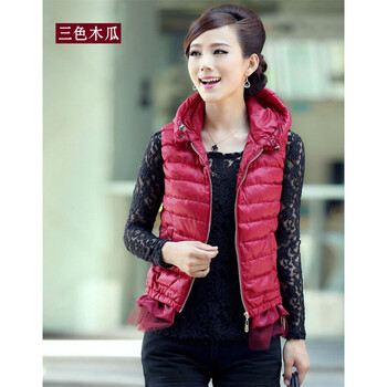 2014春装新品 高品质女装<em>女士</em>短款<em>马夹</em>韩版秋