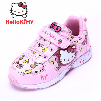 <em>凯蒂猫hellokitty</em> 秋冬 粉红色<em>女童鞋</em> 小童轻便运