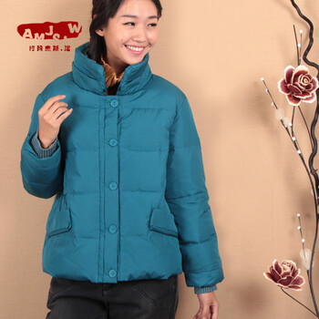 2013冬装新品女装 斯琴风怀旧<em>羽绒</em>服 立领保暖