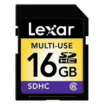 雷克沙（Lexar） SDHC 16G （CLASS6）C6存储卡 相机卡 五年质保 品质保证