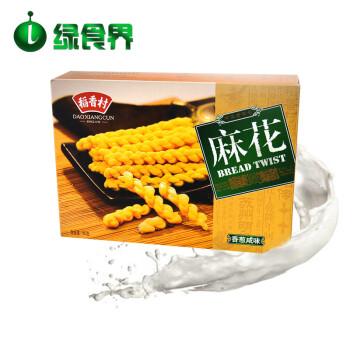 稻香村 饼干糕点 麻花(香葱咸味)180g\/盒