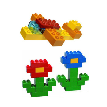 大雪花片塑料积木儿童益智玩具乐高积木拼图拼