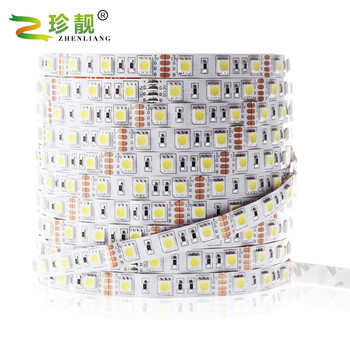
                                        珍靓LED12V灯带5050贴片裸板灯带高亮60灯低压广告灯箱装饰汽车展示柜台软灯条光带 裸板正白                