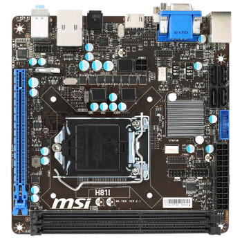 微星（msi） H81I主板 （Intel H81/LGA 1150）